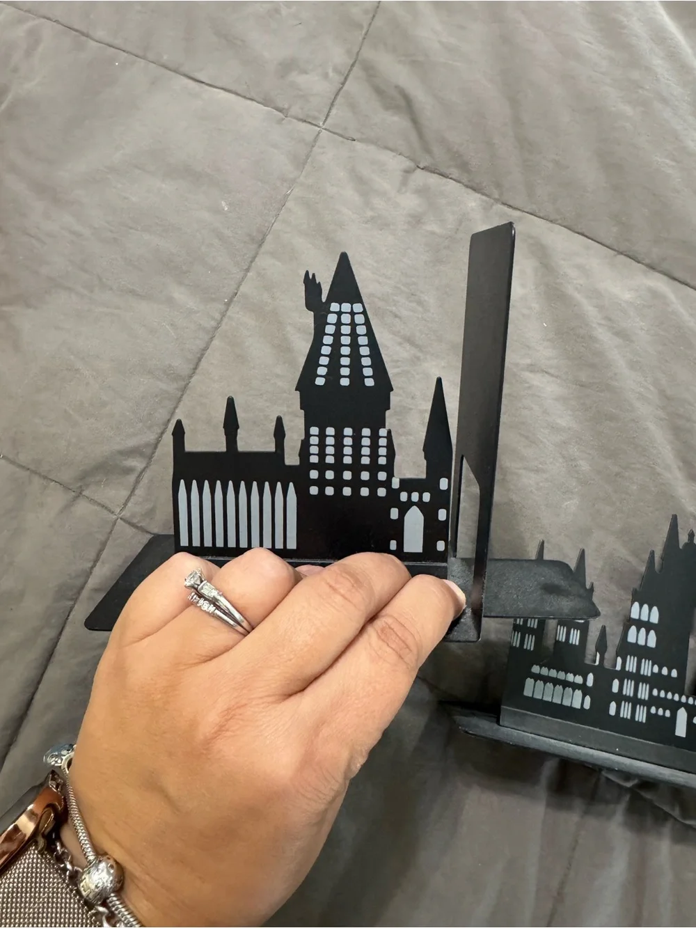 Harry Potter Glow in the Dark  Castle Bookends - Home Office Display